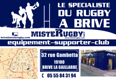 Nouvelle boutique à accueillir la marque 416 Wear - MisterRugby Brive ! Nouvelle boutique à accueillir la marque 416 Wear - MisterRugby Brive !