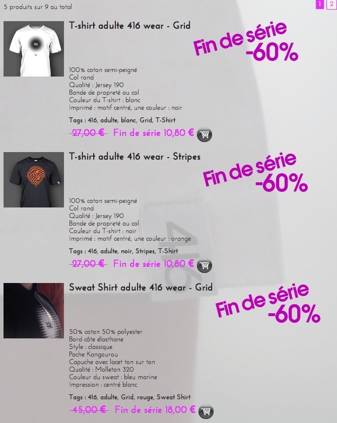 Cliquez sur cette image pour accéder aux promotions - 60 %