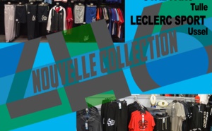 Retrouvez la collection aussi chez nos revendeurs, GO SPORT Malemort, OVAL PARC Tulle, LECLERC SPORT Ussel et LA CHIFFONNERIE Egletons