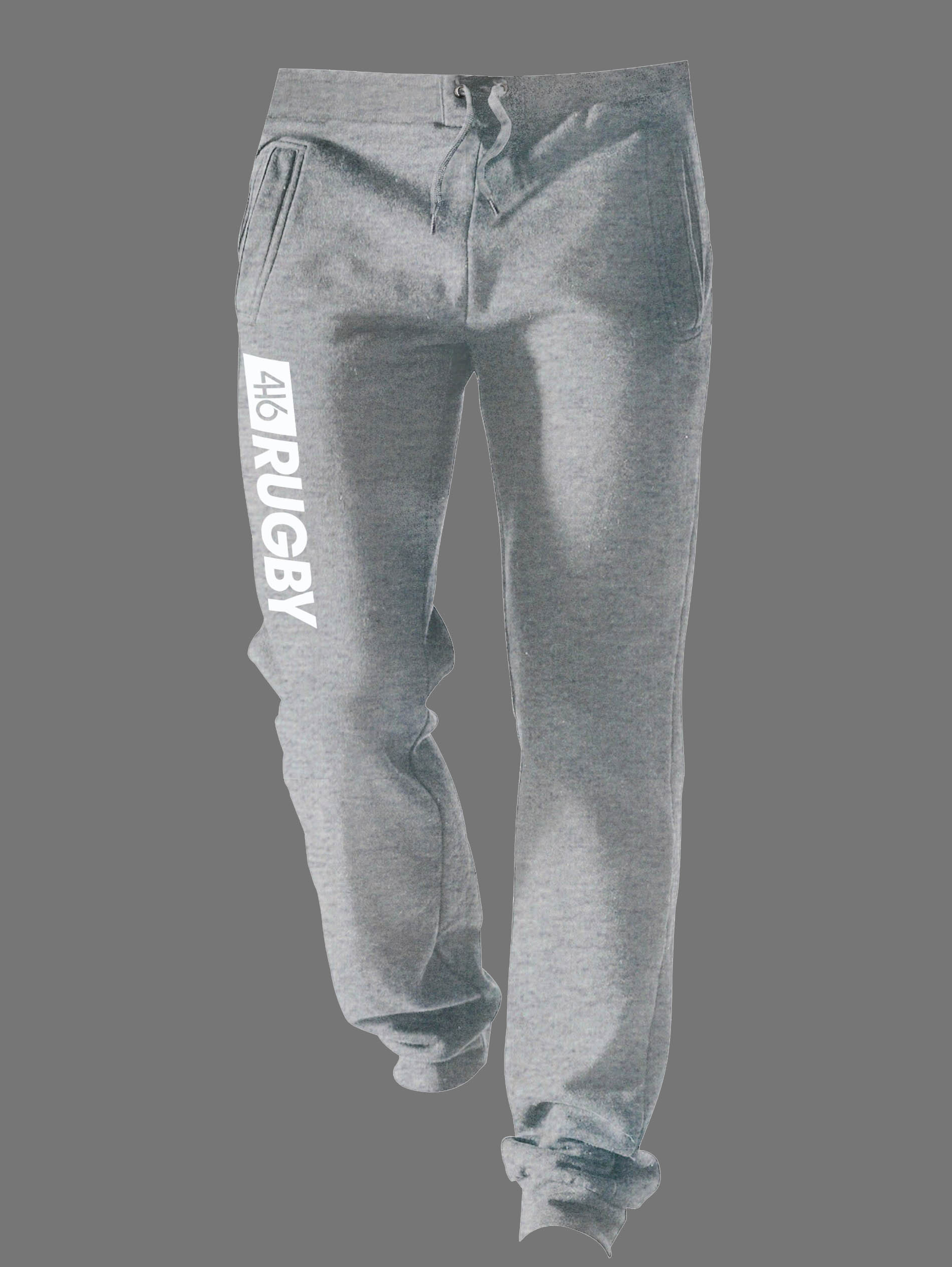 jogging gris logo blanc